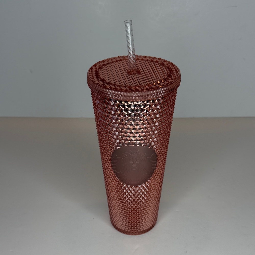 Starbucks rose gold Studded Tumbler with Straw